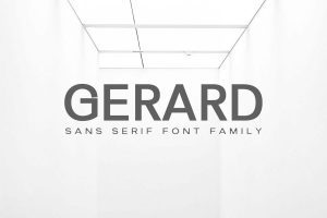 دانلود مجموعه فونت های Gerard Sans Serif