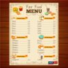 Fast Food Menu