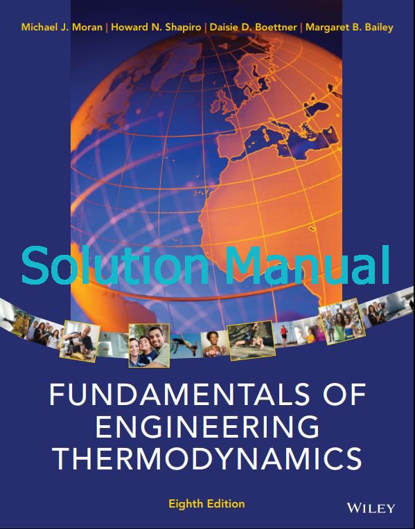 دانلود حل المسائل مبانی ترمودینامیک مهندسی موران-شاپیرو ویرایش ۸