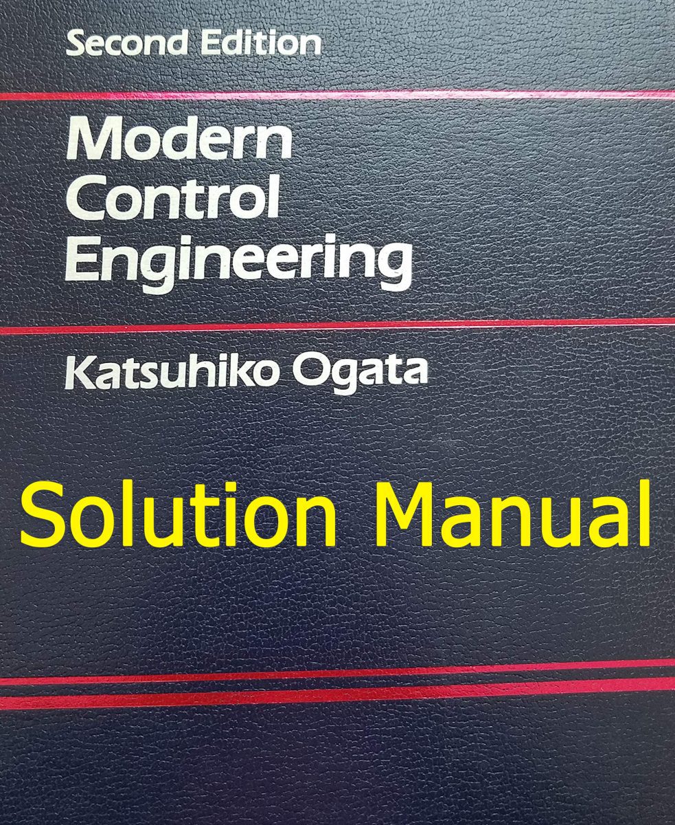 دانلود حل المسائل مهندسی کنترل مدرن اوگاتا ویرایش ۲