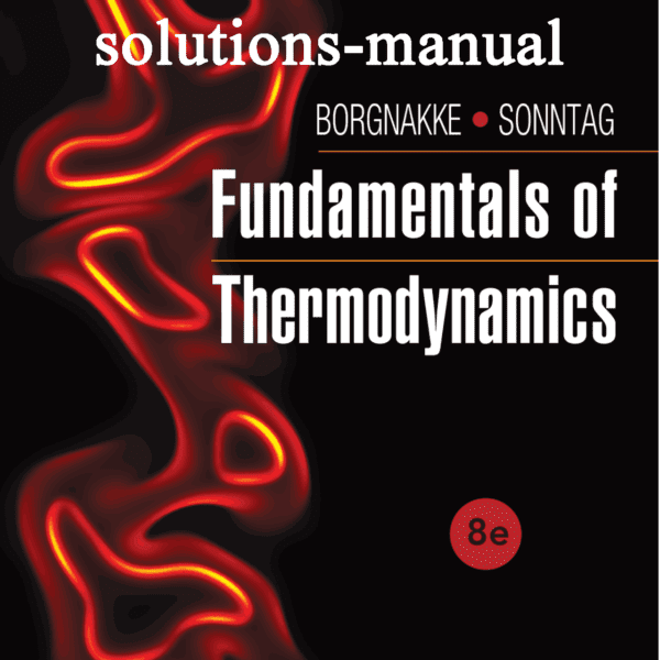 دانلود حل المسائل ترمودینامیک بورگناک ویرایش ۸